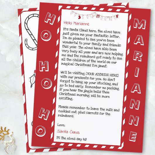 Papier Personalized Letter From Santa For Kids