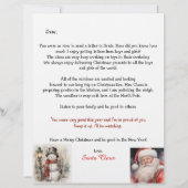 Papier Personalized Letter From Santa Snowman (Devant)