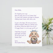 Papier Personalized Letter & from the Easter Bunny (Debout devant)