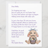 Papier Personalized Letter & from the Easter Bunny (Devant)