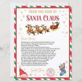 Papier Personalized Official North Pole Letter from Santa