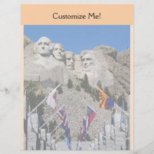 Papier Personnalisable Mt Rushmore Souvenir