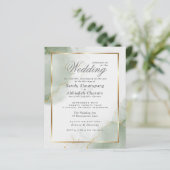 Papier Personnalisé 2 - Mariage budgétaire - Sage d'or co (Debout devant)