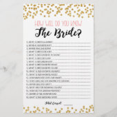 Papier Personnalisé Comment bien connaissez-vous le jeu M (Devant)