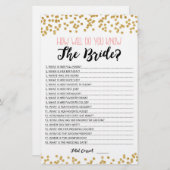 Papier Personnalisé Comment bien connaissez-vous le jeu M (Devant / Derrière)