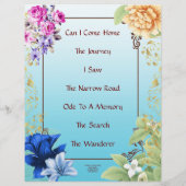 Papier personnalisé Les Chemins des Lumières (Dos)