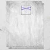 Papier personnalisé Papier à libellules violettes (Devant / Derrière)