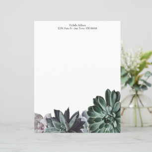 Papier personnalisé Succulent