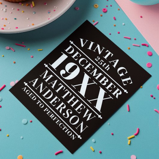 Papier Personnalisé Vintage à la perfection