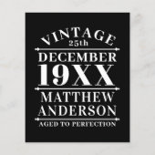 Papier Personnalisé Vintage à la perfection (Dos)