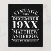 Papier Personnalisé Vintage à la perfection (Devant)