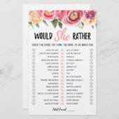 Papier Personnalisé Voudrait-elle Plutôt Fête des mariées (Devant / Derrière)