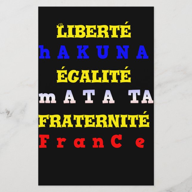 Papier Personnaliser (Devant)