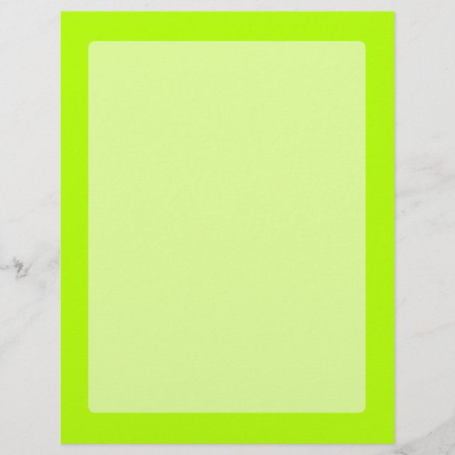 Papier Personnaliser de la couleur de l'accentuation vert (Devant)