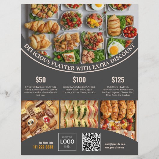 Papier Personnaliser en ligne cette Elégante nourriture M (Devant)