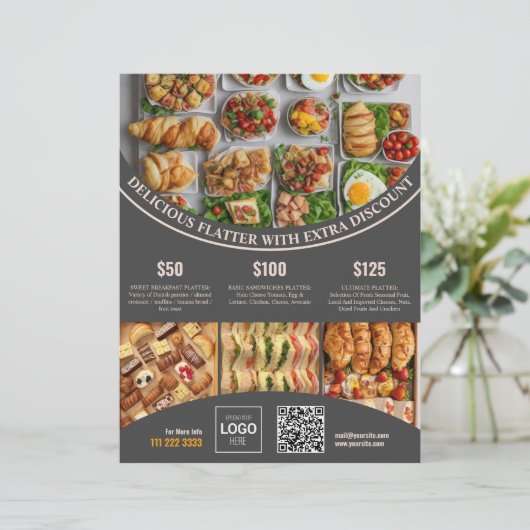 Papier Personnaliser en ligne cette Elégante nourriture M (Debout devant)