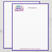 Papier Personnaliser la soumission Inspirationnelle Extra (Devant / Derrière)