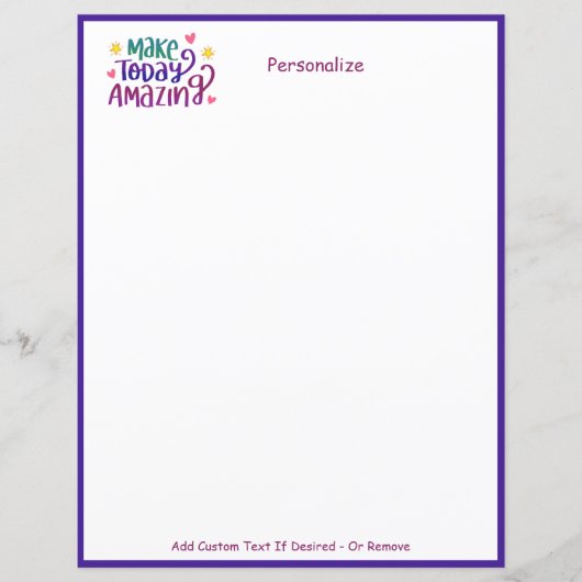Papier Personnaliser la soumission Inspirationnelle Extra (Devant)