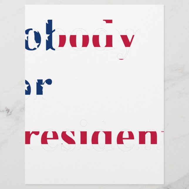 Papier personne pour président (Devant)