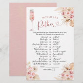 Papier Pétales de Boho rose et le ministère public préfér (Devant / Derrière)