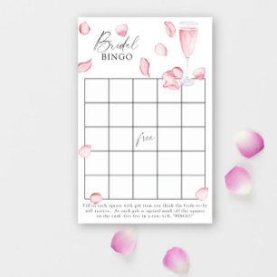 Papier pétales et prosecco - Jeu de bingo pour enterremen