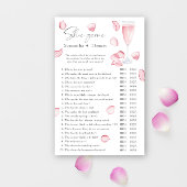 Papier Pétales et Prosecco nuptiale douche Chaussure jeu