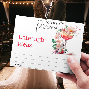 Papier Pétales Prosecco Fête des mariées Florale Brunch D