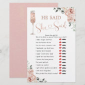 Papier Pétales Roses Roses Dusty Poursuivre Il A Dit Qu'E (Devant / Derrière)