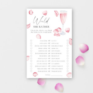 Papier Petals et Prosecco - Voudrait-elle plutôt