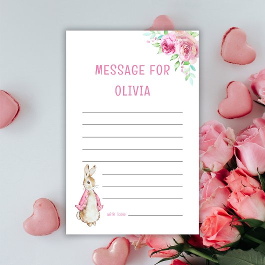 Papier Peter rabbit | Time Capsule Message Birthday