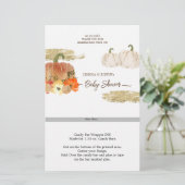 Papier Petit Baby shower Citrouille Barre à sucré (Debout devant)