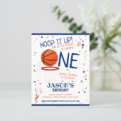 Papier Petit Basketball Rookie Budget Bleu 1er Anniversai (Debout devant)