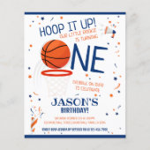 Papier Petit Basketball Rookie Budget Bleu 1er Anniversai (Devant)