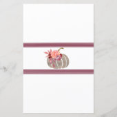 Papier Petit bébé Citrouille ABC (Dos)