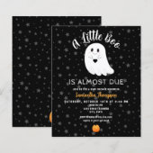 Papier Petit budget Boo Halloween Baby shower (Devant / Derrière)