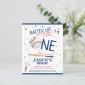 Papier Petit budget de baseball pour la recrue Invitation (Debout devant)