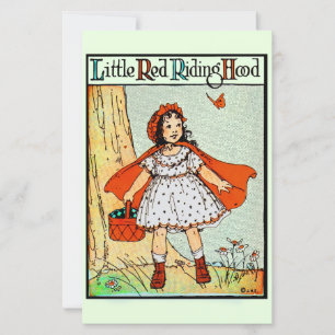 Papier Petit Chaperon Rouge Vintage Mignon