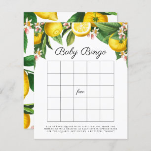 Papier Petit Cutie Baby Bingo Douche Jeu