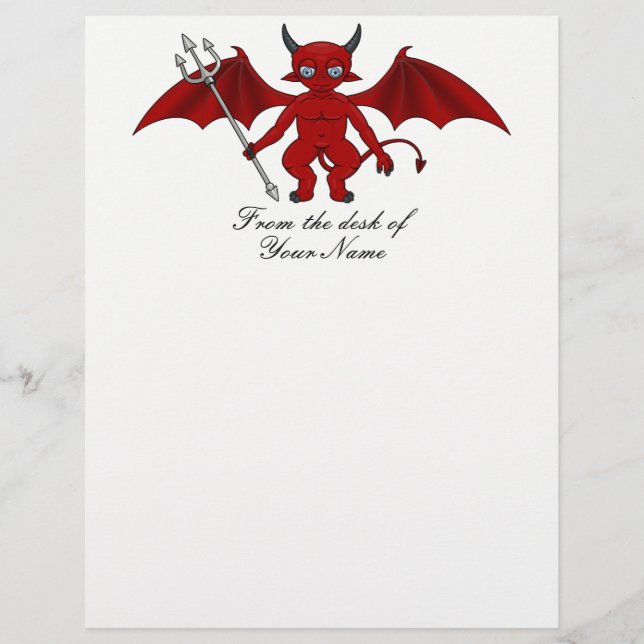 Papier Petit Diable Rouge Thunder_Cove (Devant)