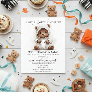 Papier Petit Fantôme Halloween Bébé ours