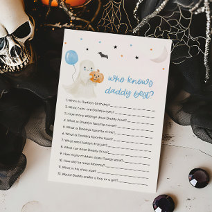 Papier Petit garçon Boo Halloween Qui connaît Papa Meille