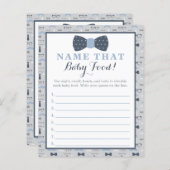 Papier Petit Homme Baby shower Jeu, Nourriture Bébé, Bles (Devant / Derrière)