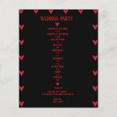 Papier petit mariage de coeur (Dos)