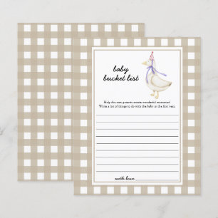 Papier Petit oison mignon - Liste de choses à faire pour