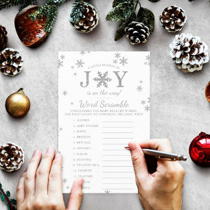 Papier Petit Pack De Joie Baby shower De Noël Jeu
