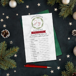 Papier Petit Pack De Joie Baby shower De Noël Jeu