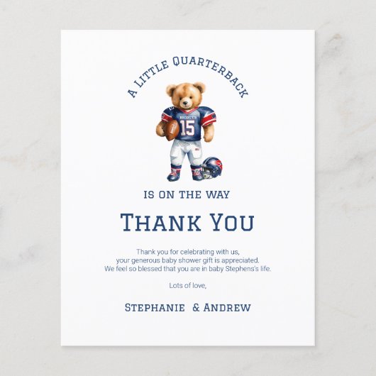 Papier Petit Quartier Budget Sur Le Chemin Baby shower (Devant)