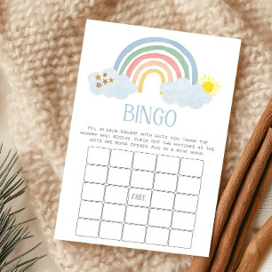 Papier Petit Rayon de Soleil Jeu de Bingo Arc-en-Ciel
