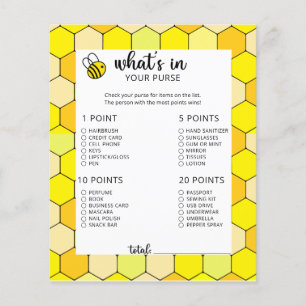 Papier Petite bee whes dans votre sac à baby shower