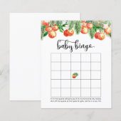 Papier Petite cutie baby shower jeu de bingo (Devant / Derrière)